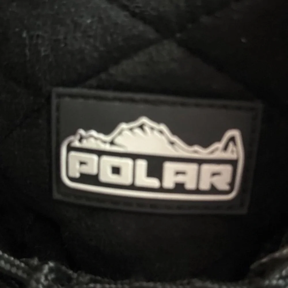 Polar Winter‎ Snow Boots Women's US 8 EU 39 Black Faux Fur Lace-Up Comfortable